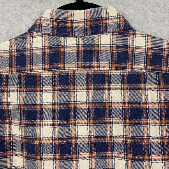 Sid Mashburn Shirt Mens S Blue White Plaid Long Sleeve Button Up - Picture 5 of 8